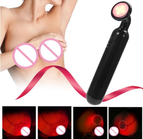 Breast detector infrared chest detection instrument charging upgrade version of the second generation beauty equipment vibration massage instrument