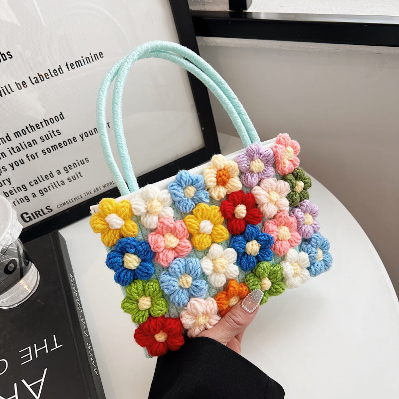 Women's Versatile Embroidered One Shoulder Messenger Bag