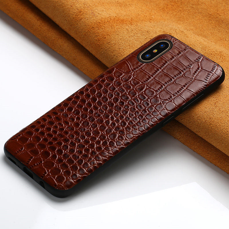 Compatible with Apple , Leather phone case