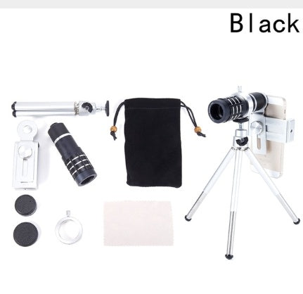 Compatible With , 12 Times Mobile Phone Lens Chinese Red 12X Telescope Photography Long Focus Lens Camera Phone Accessories