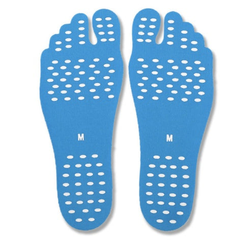Beach Shoe Invisible Sticker Adhesive Beach Insoles Beach Pads SolesElastic Flexible Pool Barefoot Anti-slip Pads Men Women