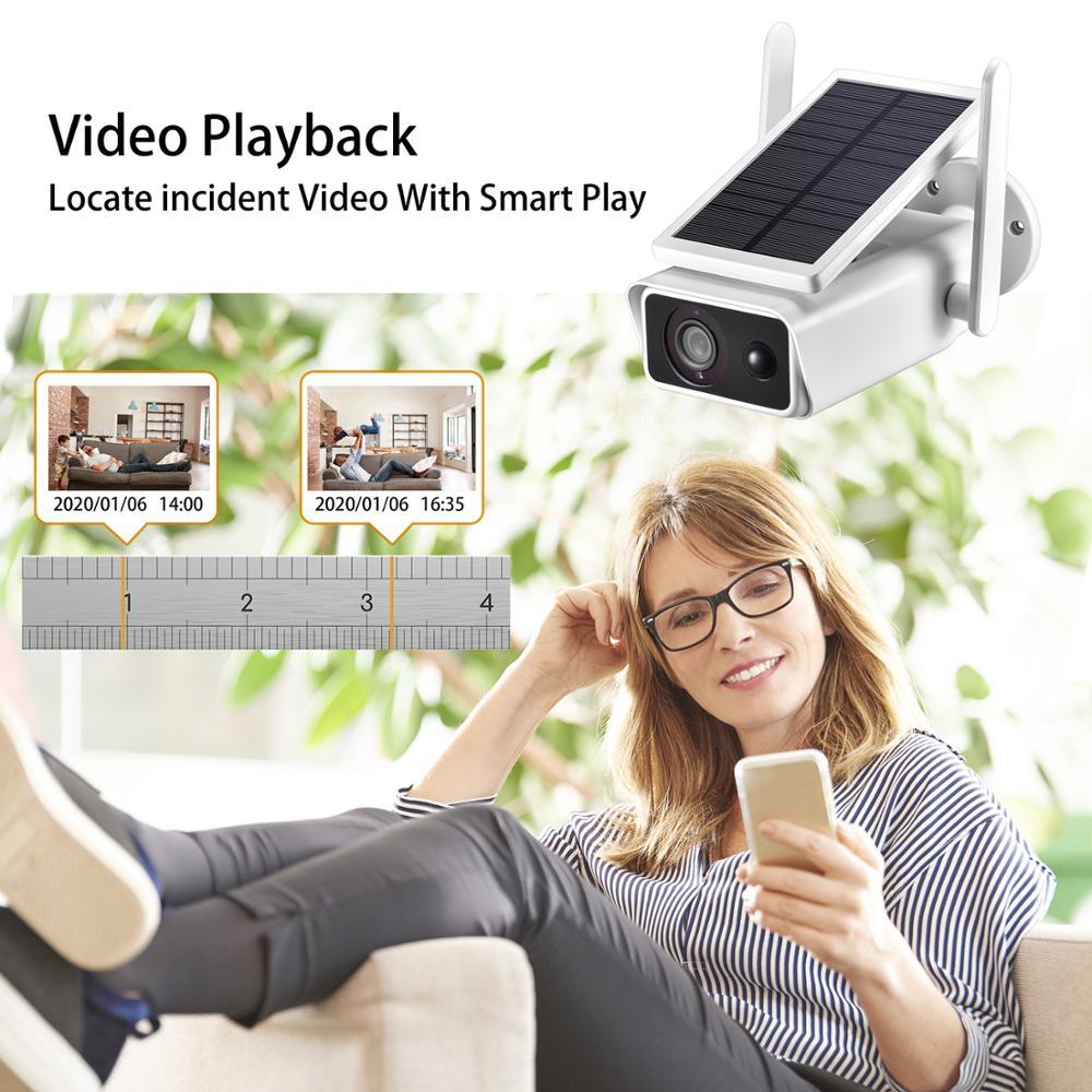 Solar Camera 1080P Waterproof Rainproof