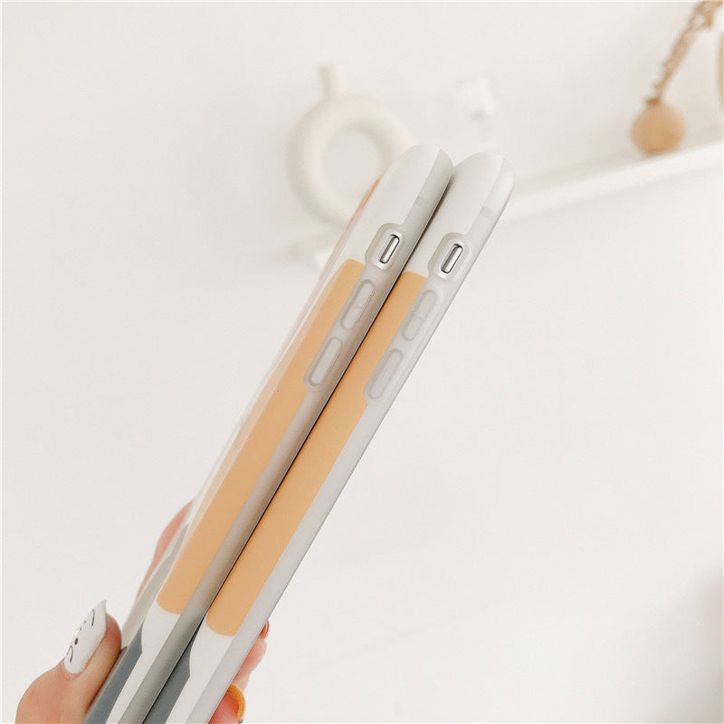 Compatible with Apple, Compatible With , Morandi Color 12Promax Mobile Phone Case For Iphonex Xs