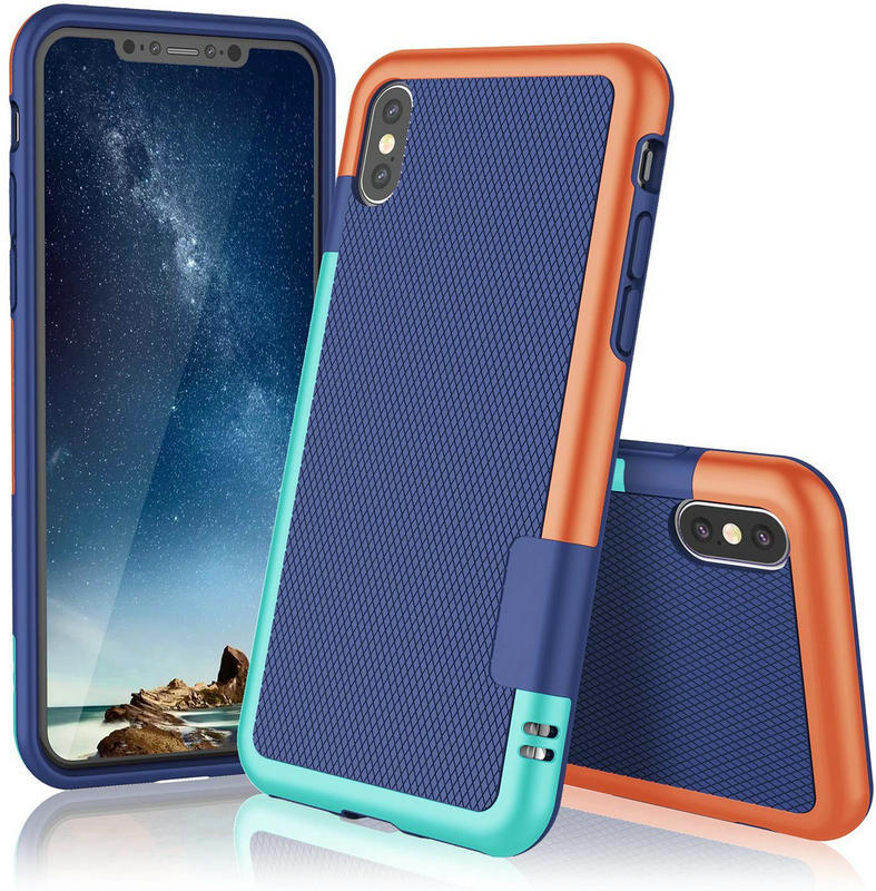 Compatible with Apple , Thick Screen Anti-drop Phone Case Contrast Soft Color