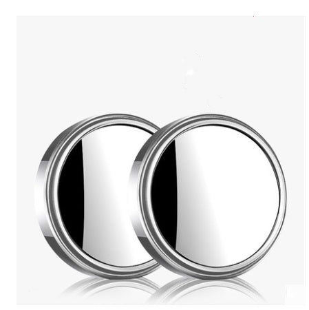 Car Rearview Mirror Small Round Mirror Reversing Blind Spot Mirror HD 360 Degree Adjustable Wide Angle Mirror Reflective Mirror
