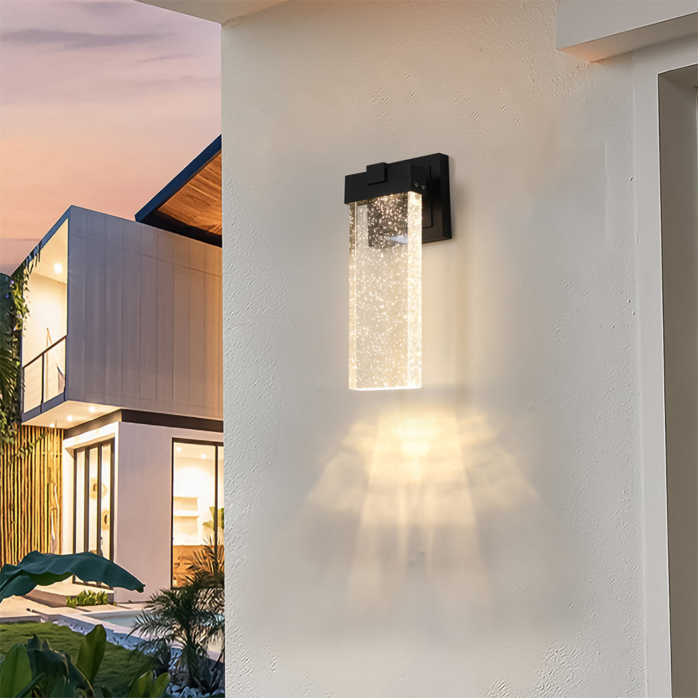 LED Crystal Wall Lamp - Waterproof, Outdoor