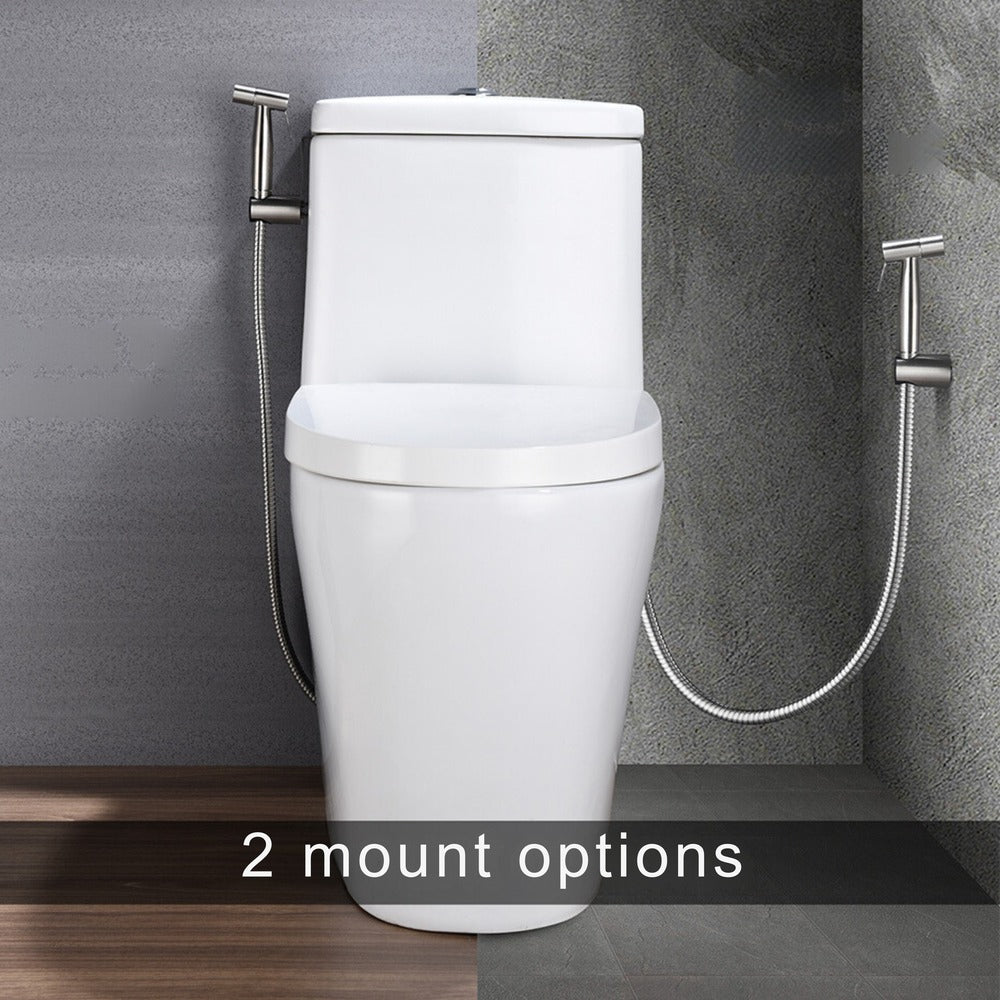 Bidet Sprayer for Toilet Handheld Cloth Diaper Sprayer - Silver