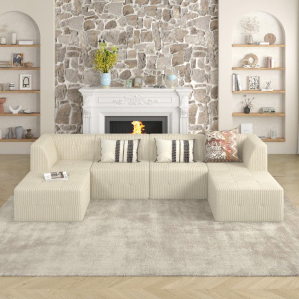 Single Seat Sofa Compressed Sectional Modern Minimalist Style