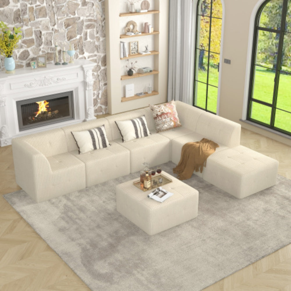 Single Seat Sofa Compressed Sectional Modern Minimalist Style