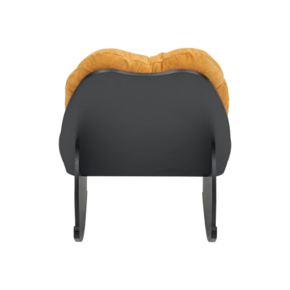 Comfortable Yellow Balcony Rocking Chair