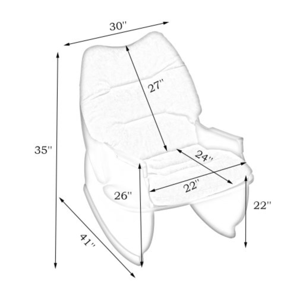 Versatile Green Rocking Chair