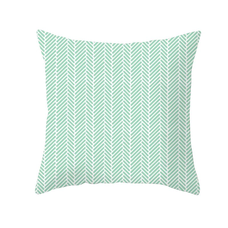 Mint Green Peach Skin Pillowcase Cushion Cushion Pillowcase