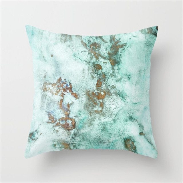 Mint Green Peach Skin Pillowcase Cushion Cushion Pillowcase