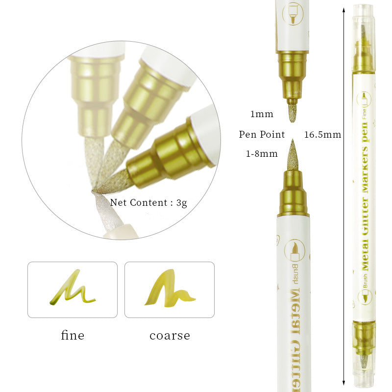 Metal Color Painting Pen Faint Dye Pen