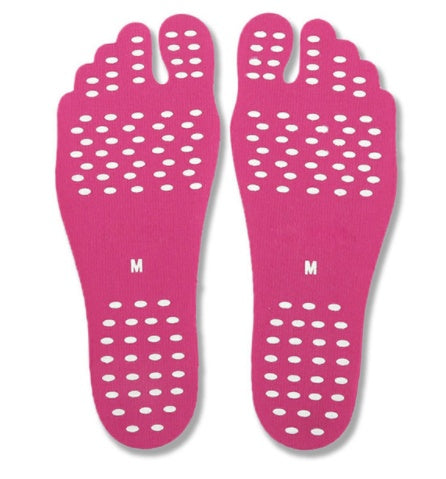 Beach Shoe Invisible Sticker Adhesive Beach Insoles Beach Pads SolesElastic Flexible Pool Barefoot Anti-slip Pads Men Women