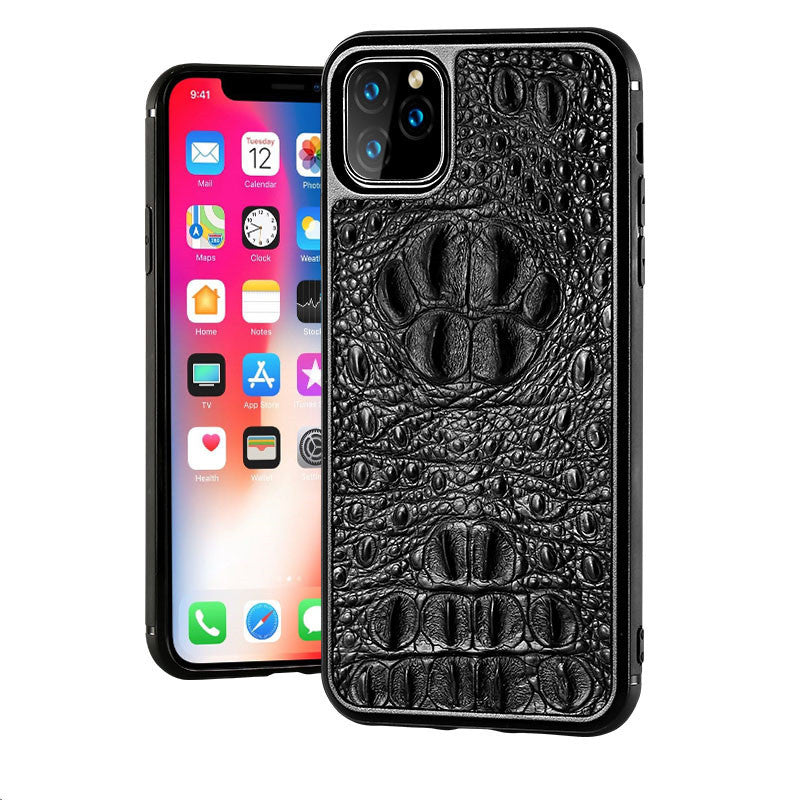Compatible with Apple, Compatible with Apple , IPhone11 Protective Case Xr High-End Pattern Xs Leather Case