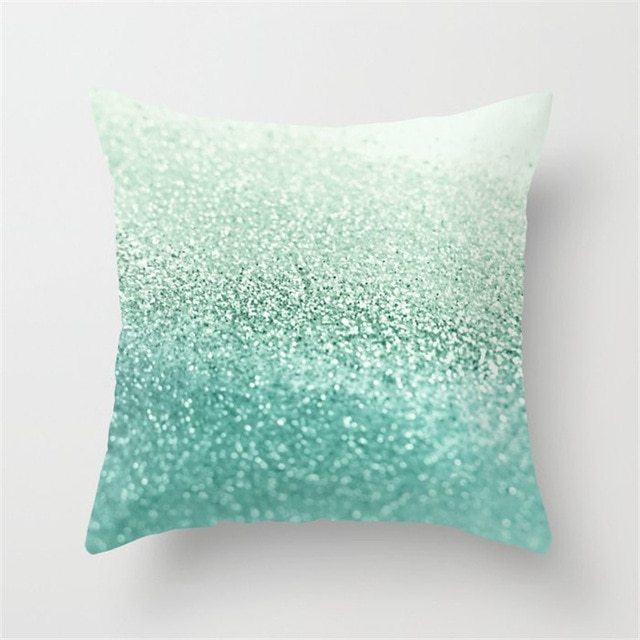 Mint Green Peach Skin Pillowcase Cushion Cushion Pillowcase