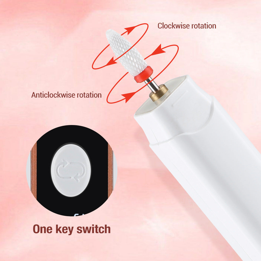 Household Portable Nail Sander Pen Manicure Tool