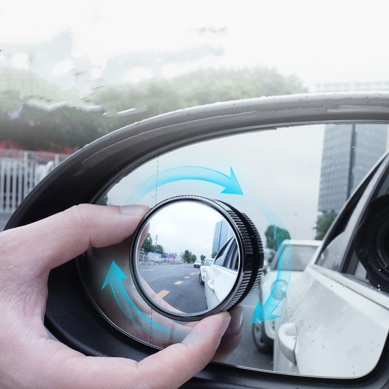 Reversing Small Round Mirror 360-degree Adjustable, Wide Field Of View, Wide-angle Blind Spot Mirror, Reflective Mirror, Rainproof