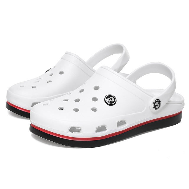 Summer Slippers Men's Hole Shoes Sandals Beach Shoes