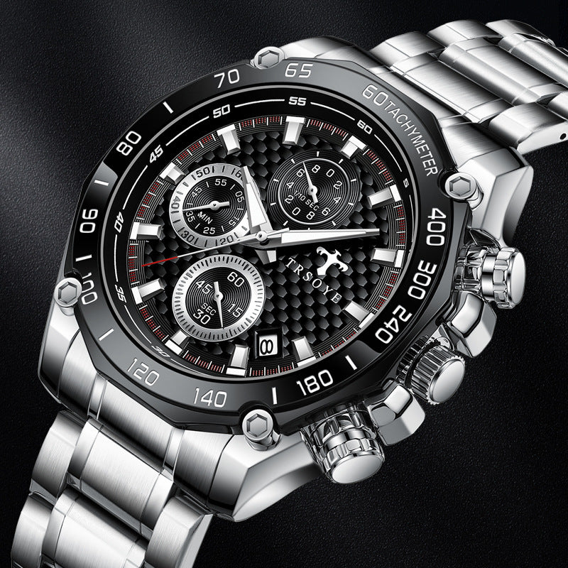 Men's Luminous Waterproof Sports Quartz Watch