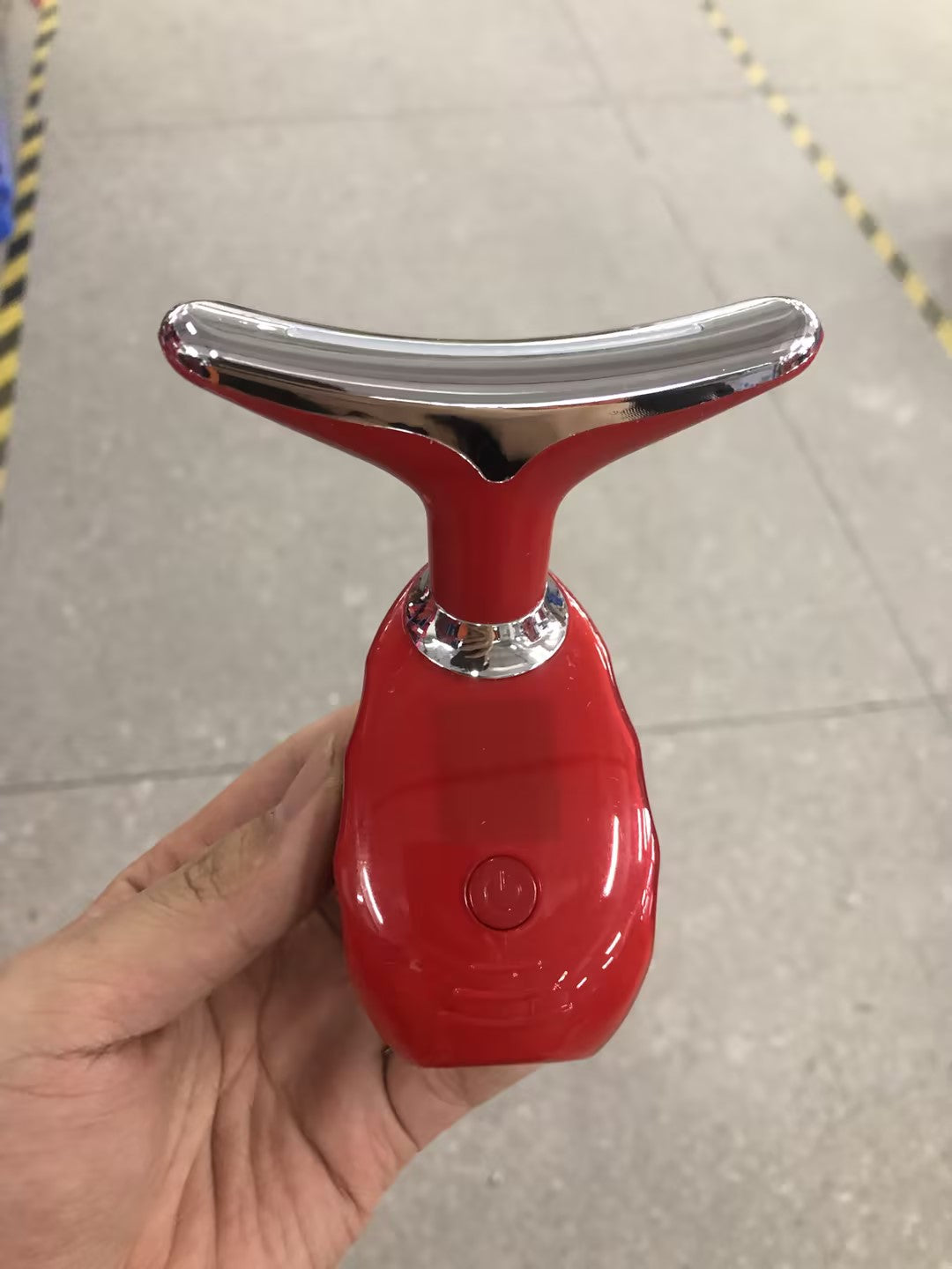 EMS Thermal Neck Lifting & Tightening Massager, Electric Microcurrent Wrinkle Remover, LED Photon Face Beauty Device For Woman