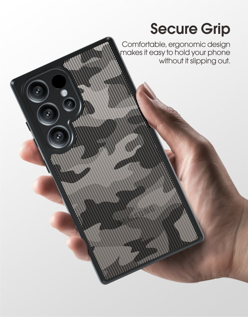 Camouflage Phone Case Applicable Anti-rate Transparent Protective Shell