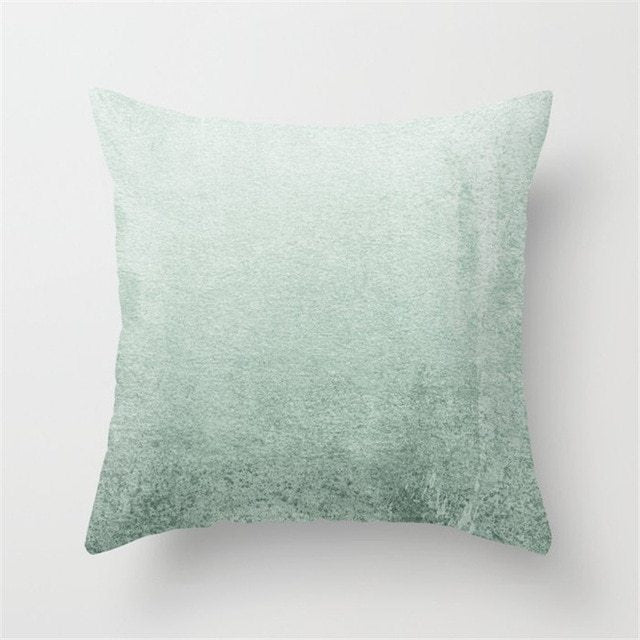 Mint Green Peach Skin Pillowcase Cushion Cushion Pillowcase