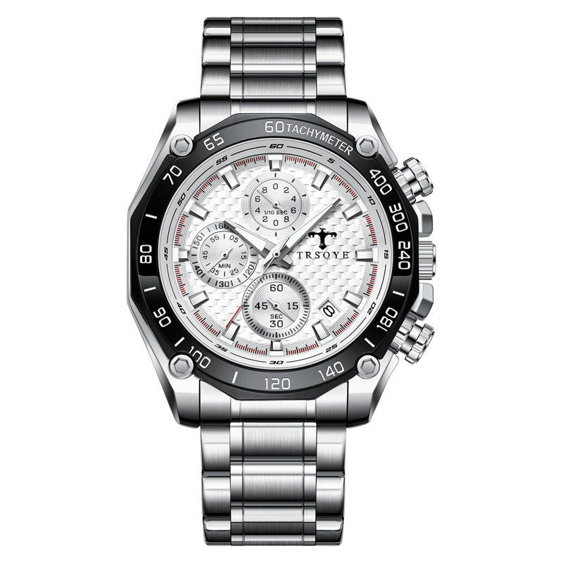 Men's Luminous Waterproof Sports Quartz Watch