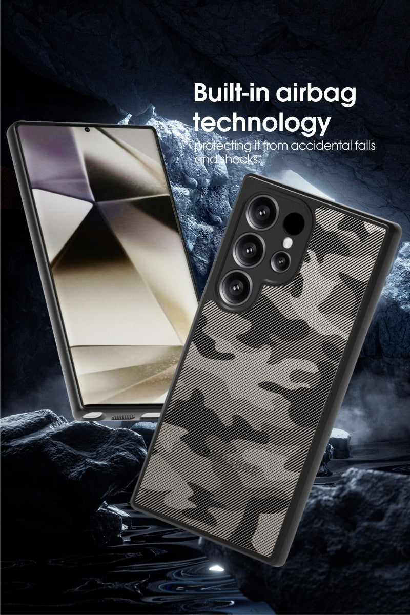 Camouflage Phone Case Applicable Anti-rate Transparent Protective Shell