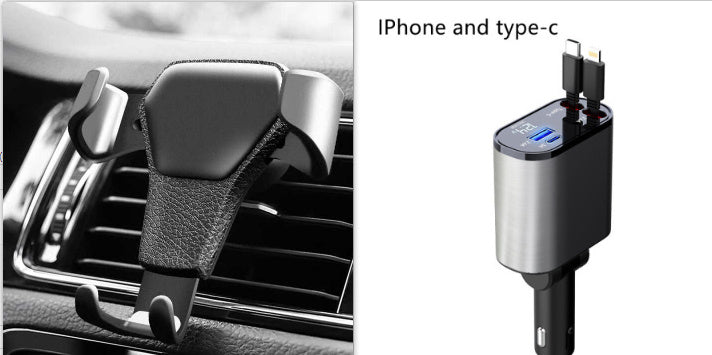 Car Phone Holder For Phone In Car Air Vent Mount Stand No Magnetic Mobile Phone Holder Universal Gravity Smartphone Cell Support