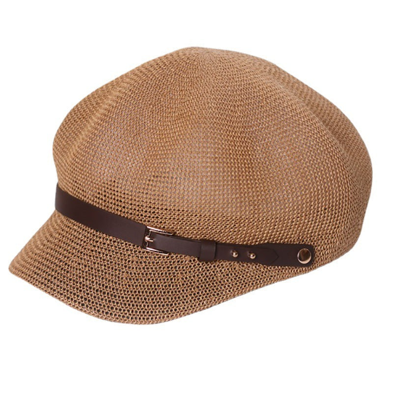 New Sunshade Sunscreen All-match Octagonal Hat Female Korean Version All-match Duck Tongue Beach