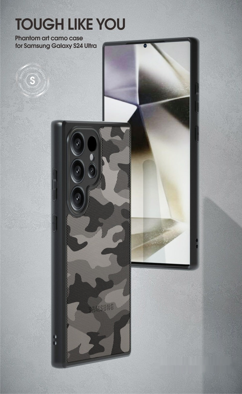Camouflage Phone Case Applicable Anti-rate Transparent Protective Shell