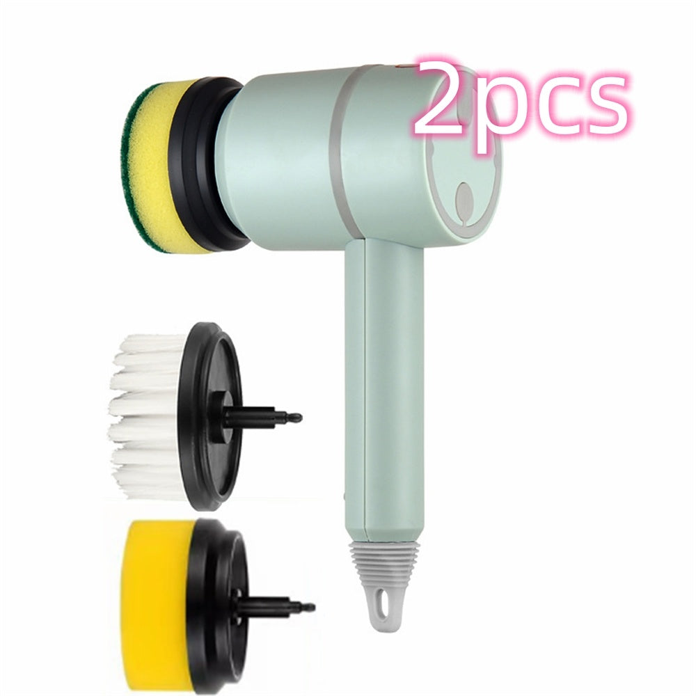 Multifunction Electric Cleaning Brush - Wireless USB Rechargeable, Professional Scrubber for Kitchen, Bath, and More
